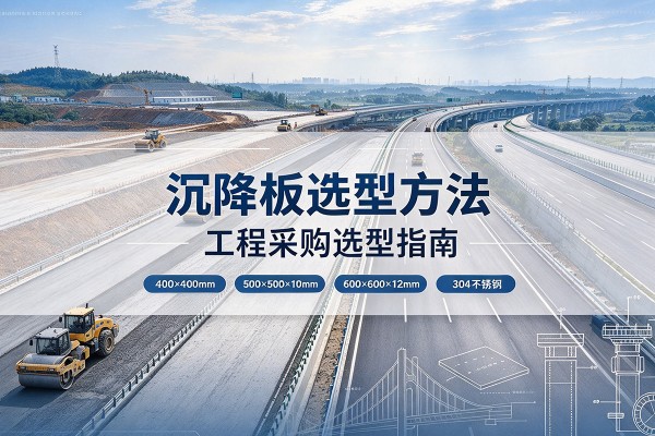 沧州沉降板选择方法