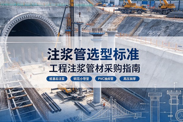 沧州注浆管选型标准