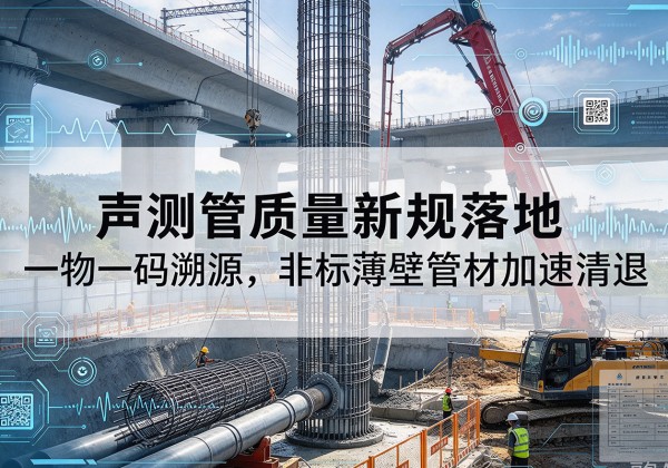 沧州声测管质量新规落地，一物一码溯源，非标薄壁管材加速清退